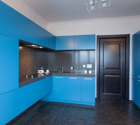 Синяя кухня: идеи дизайна, фото в интерьере в Сызрани