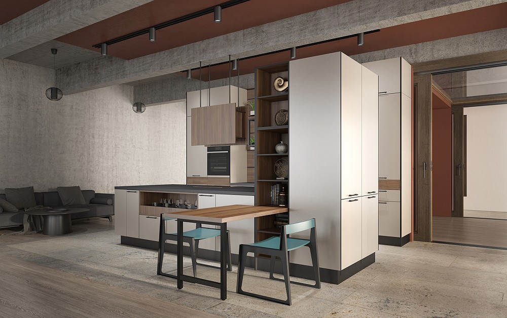 Кухня Ханна Блэк минимализм