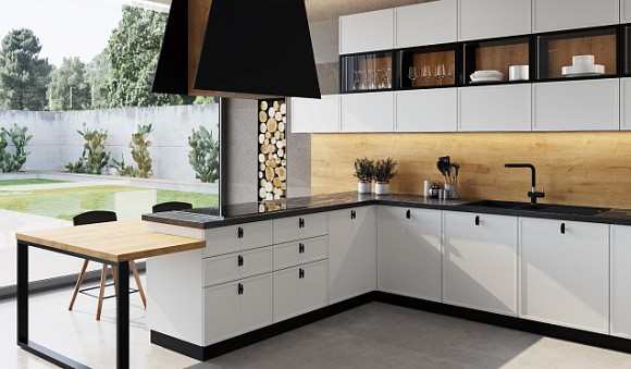 Светлая кухня в Арзамасе