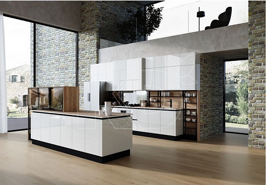 Современные белые кухни