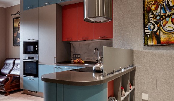 Коричневая кухня в Воронеже