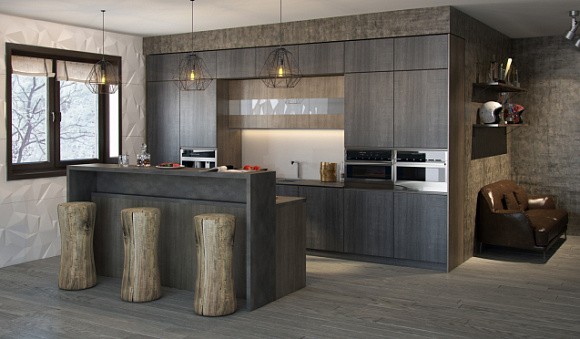 Темная кухня в Санкт-Петербурге