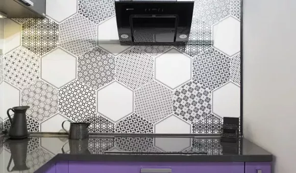 Фиолетовая кухня в Казани