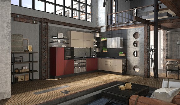 Красная кухня в Екатеринбурге