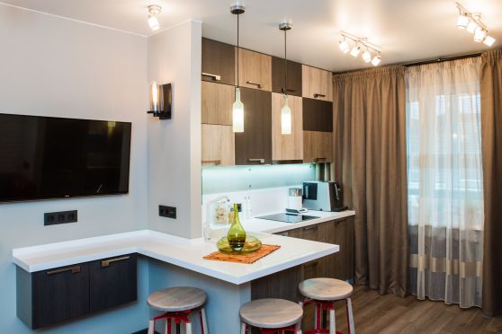 Дизайн малогабаритной кухни